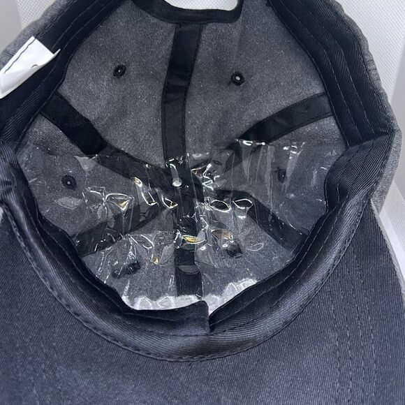 Baseball Mom Embroidered Baseball Cap – Adjustable Distressed Black Hat - Picture 4 of 4